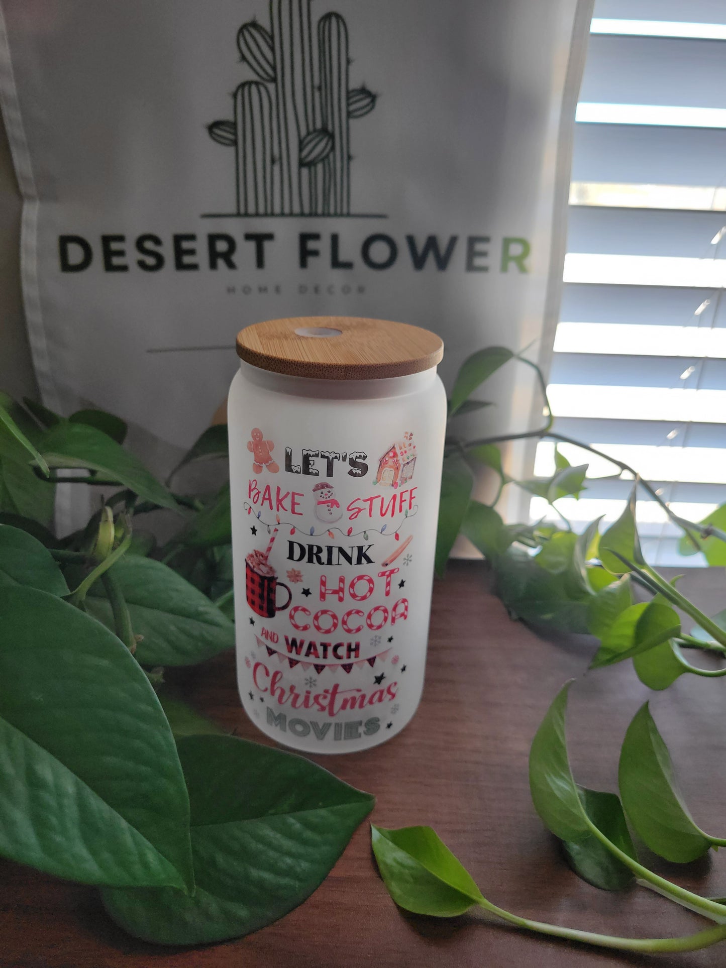 Christmas movies 16oz beer can mug