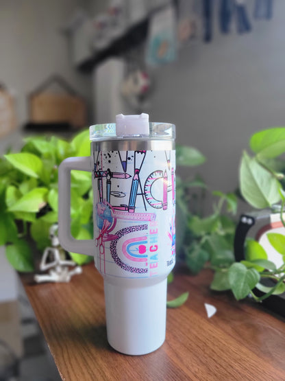 Flawed 40oz Teacher Tumbler