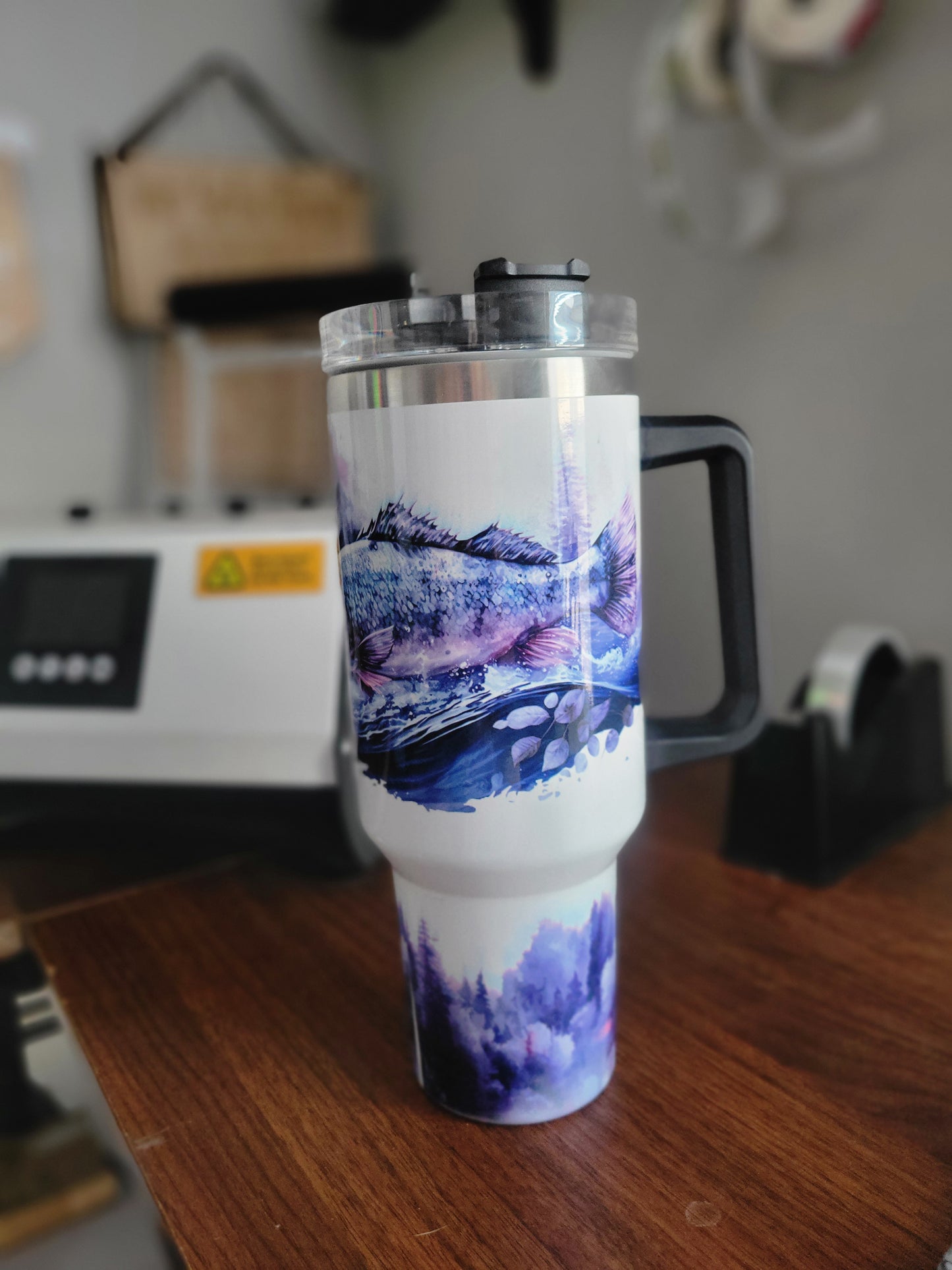 Flawed 40oz Fishing Tumbler